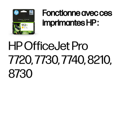 Cartouche d'encre HP jaune 953xl - haute capacité