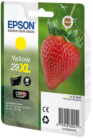 Cartouche d'encre Epson jaune xl - 450 pages