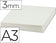 Carton mousse a3 - épaisseur 3mm, blanc