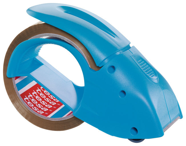 Dévidoir d'adhésif bleu avec rouleau 50m - pratique et robuste
