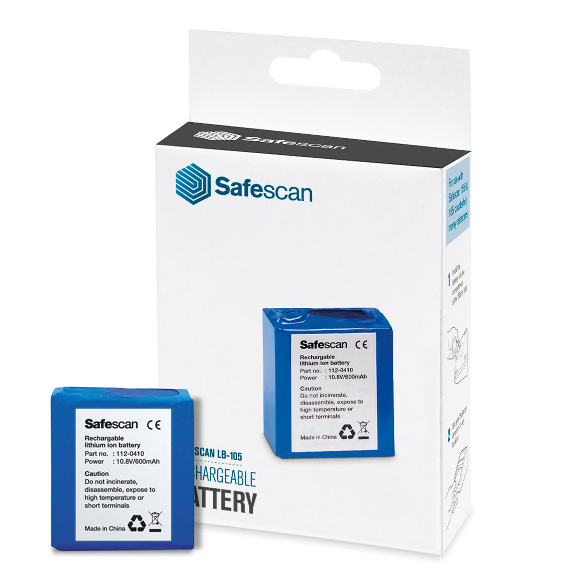Batterie recharges detecteur 155-s