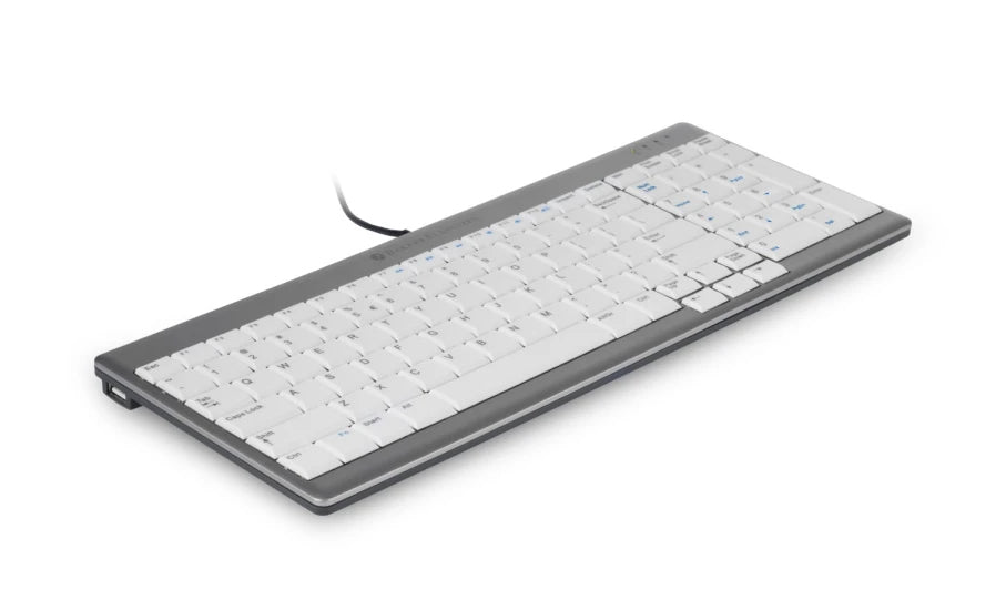 Clavier compact ergonomique avec pavé numérique