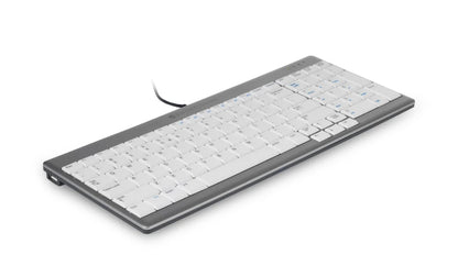 Clavier compact ergonomique avec pavé numérique