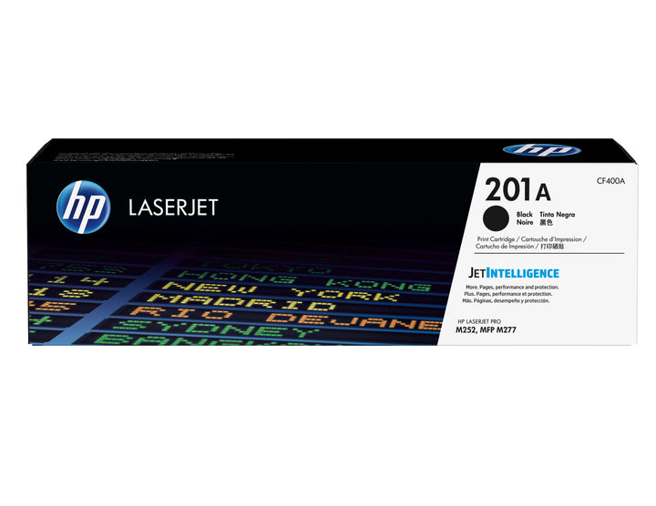Cartouche toner HP laser 201a - texte noir net