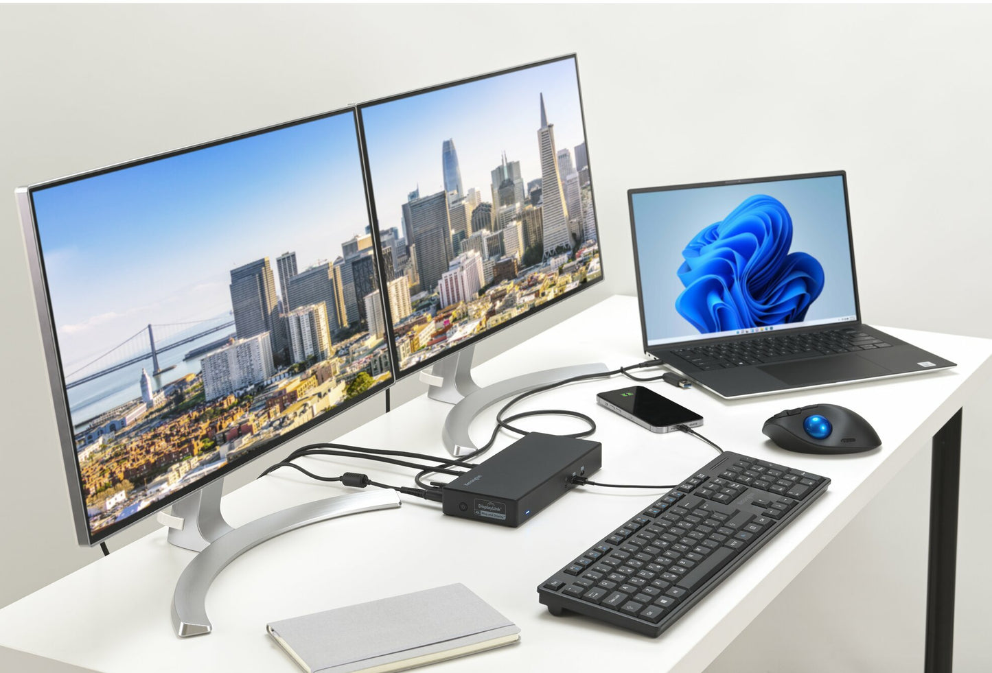 Station d'accueil USB-C/USB-A - Double sortie 4K