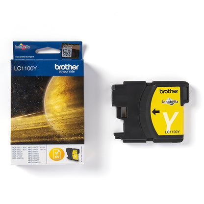Cartouche d'encre Brother LC1100y - jaune, 325 pages