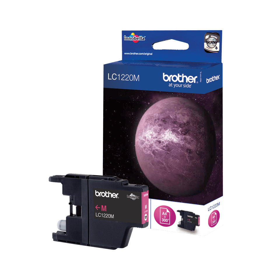 Cartouche d'encre Brother LC1220m - magenta, 300 pages