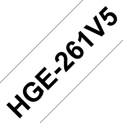 Ruban Brother étiqueteuse hge-261v5 - 36mm x 8m, pack de 5