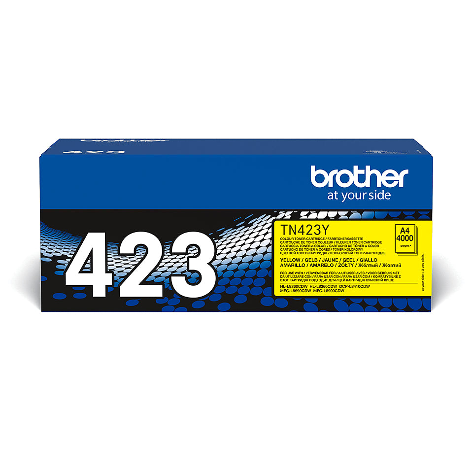 Cartouche toner Brother jaune tn-423y - 4000 pages