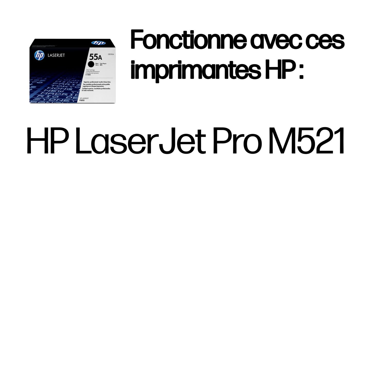 Toner HP 55A Noir
