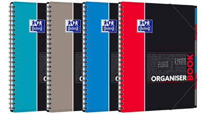 Cahier Organiser A4+ - Trieur intégré - 160 pages