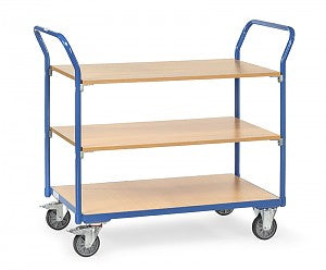 Chariot de transport 3 plateaux - Charge 200 kg