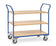 Chariot 3 Plateaux Acier - Charge 200 kg, 4 Roues
