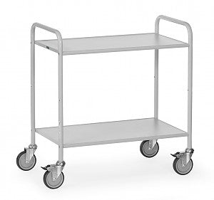 Chariot de Bureau 2 Plateaux - 800x500 mm, 4 Roues