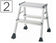 Marchepied pliant professionnel - Aluminium robuste