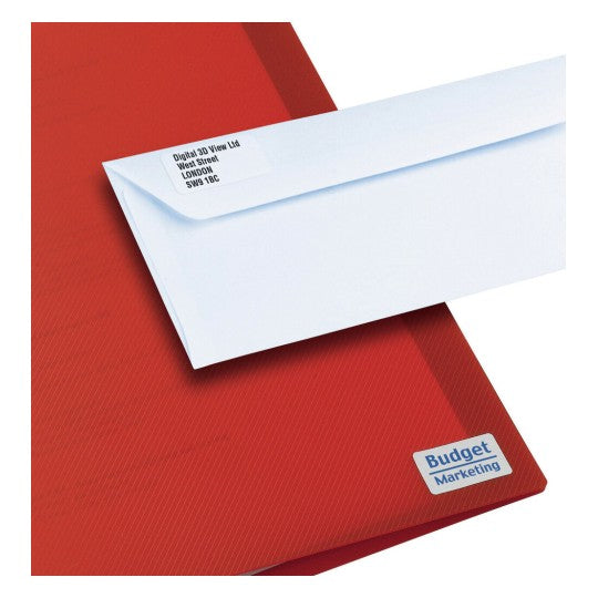 Etiquettes laser recyclée  38.1X21.2 -100feuilles 6500 etiquettes