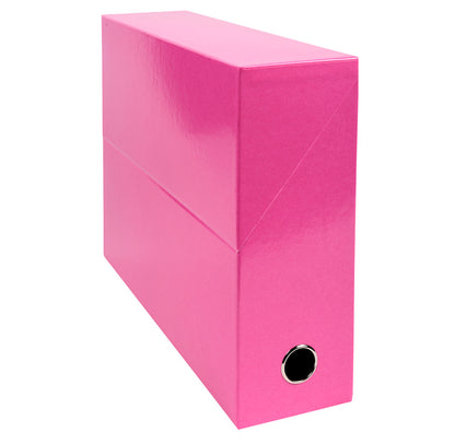 Boite de transfert 25x33mm dos 90mm pelliculé-rose