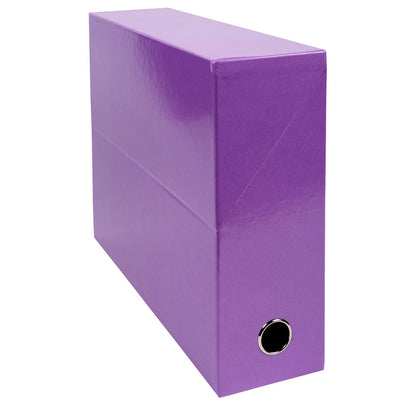 Boite de transfert 25x33mm dos 90mm pelliculé-violet