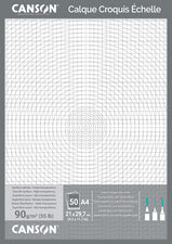 Calque 29.7x42 90/95g- bloc 50 feuilles