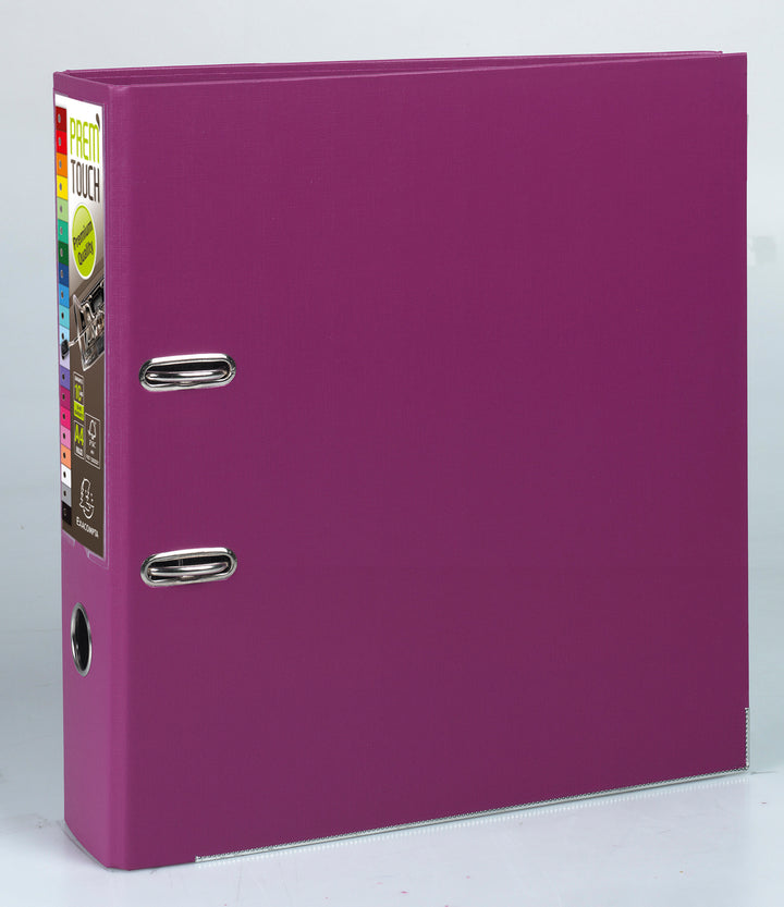 Classeur polypropylène premtouch dos de 80 fuchsia