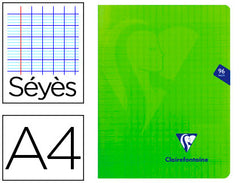 Cahier A4 Mimesys 96 Pages seyes -vert
