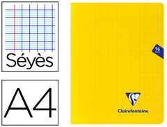 Cahier A4 96 pages  Mimesys seyes -jaune