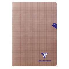 Cahier A4 piqure 96 pages seyes Mimesys - noir