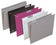 Dossiers suspendus  trendy polypro a4- lot de 5 assorties