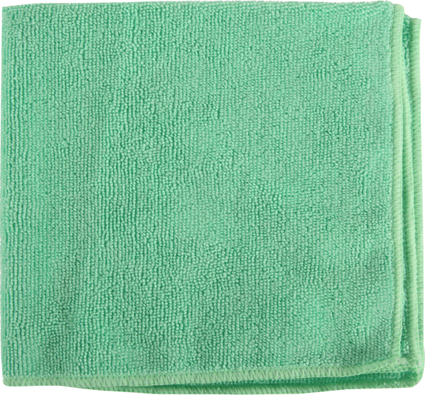 Lavette microfibre 230g 38x38 -lot de 5-verte