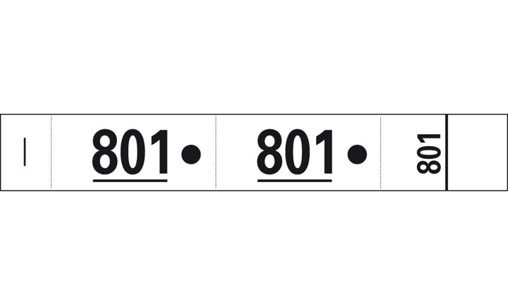 Ticket vestiaire carnet 50blanc