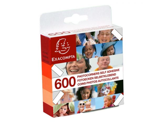 Coins photos autocollants boite de 600