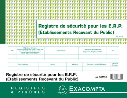 Registre securite erp 6623