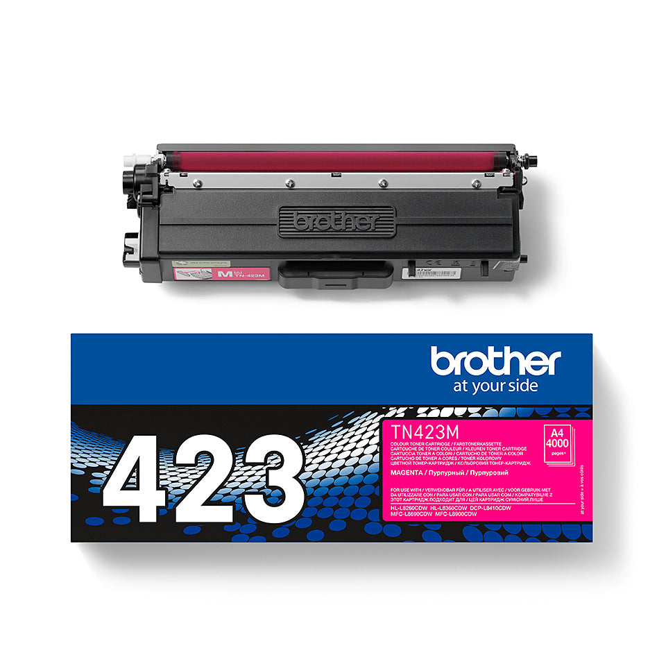Cartouche toner Brother tn-423m - rendement élevé 4000 pages