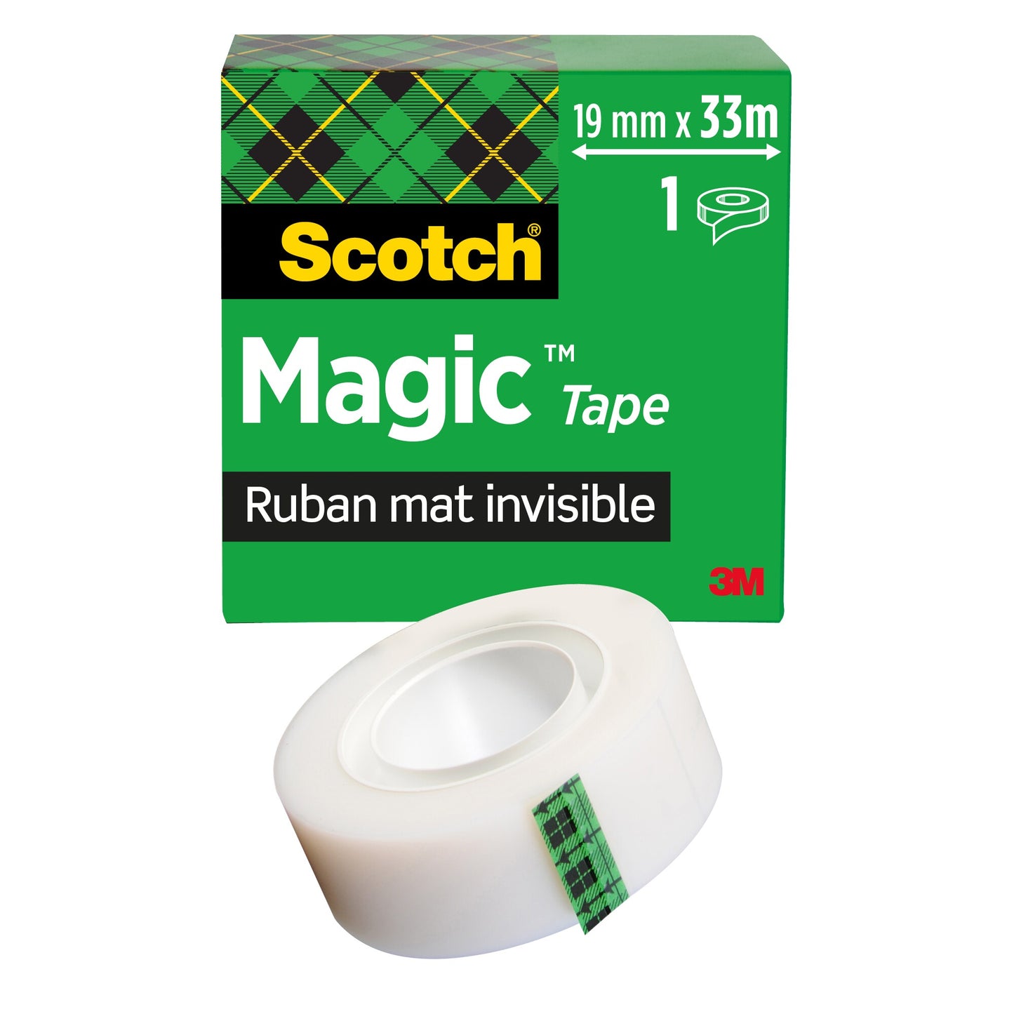 Adhésif invisible 19x33 magic 810 scotch