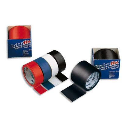 Adhésif toile blanc 38mmx3m rubafix