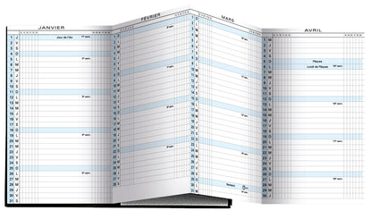 Agenda mensuel de poche EXACOMPTA Exaplan 16 Winner 2027 assorti