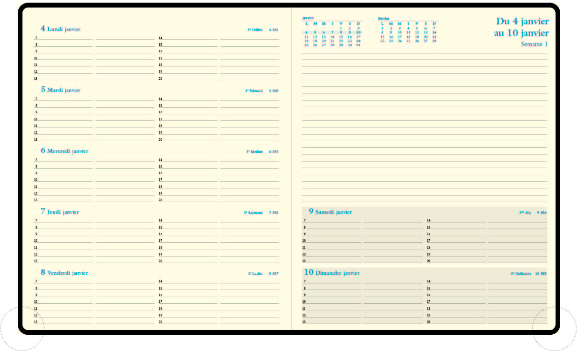 AGENDA ESPACE 22 BARBARA 22X18ASS