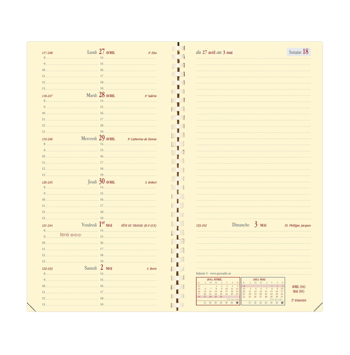 Agenda Q.Vadis Italnote S Impa