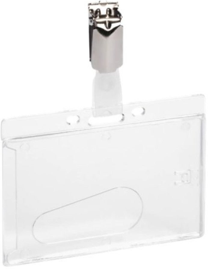20 Portes badge de nom à pince - 54 x 85 mm - Durable