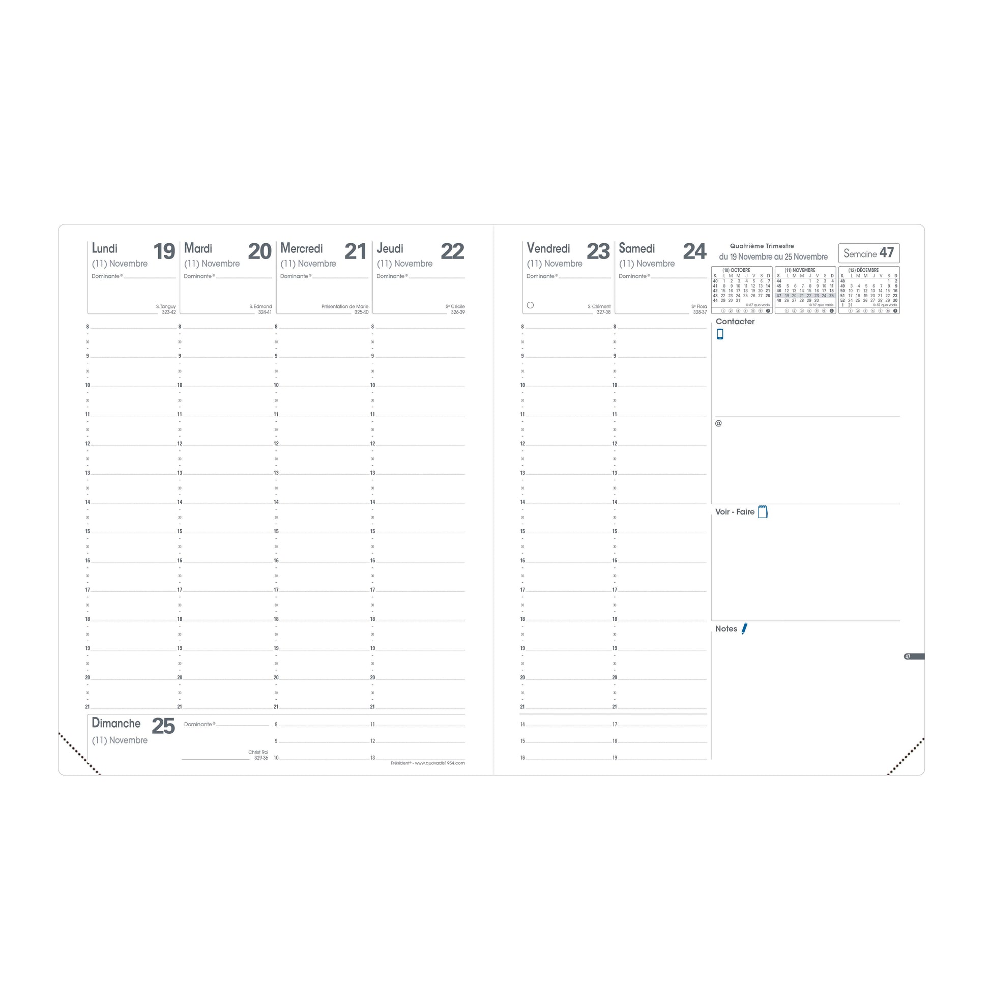 AGENDA QV PRESIDENT IMPALANOIR