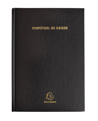 Agenda Perpétuel Caisse Noir EXACOMPTA 14,8×21 cm