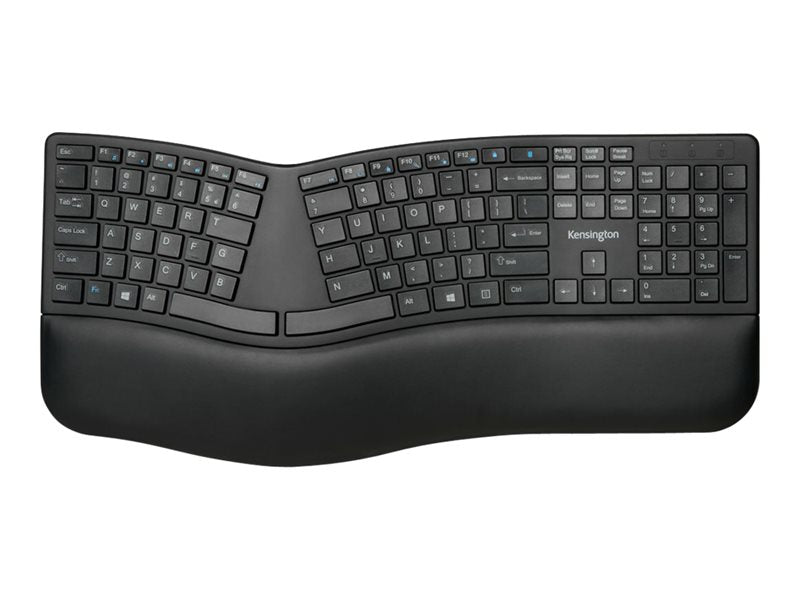 Kensington Pro Fit Ergo Wireless Keyboard - clavier - Français - noir