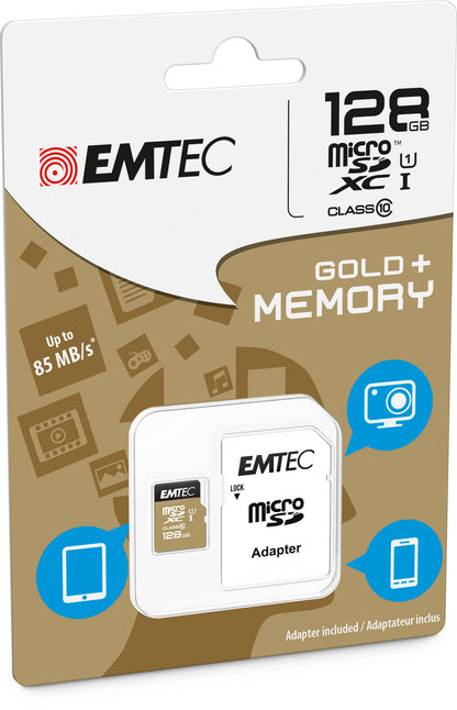 Carte microsdxc 128gb - vitesse classe 10