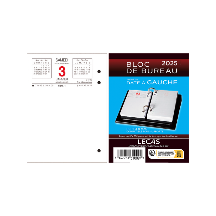 Ephemeride bureau date gauchebleu