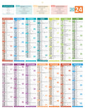 Calendrier 14m 55x43 carte france