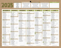 Calendrier 2x7m 21x26.5 naturamini