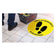 Stickers jaune sol ronds Ø405 mm - Antidérapant et résistant - Lot de 2