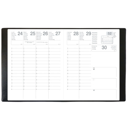 Agenda semainier 21x27 cm janvier/janvier- gamme éco-