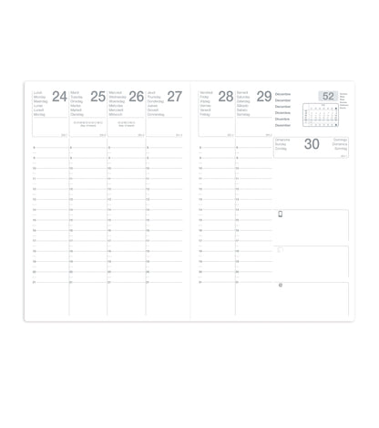 Semainier poche 9x13 ac gammeeco