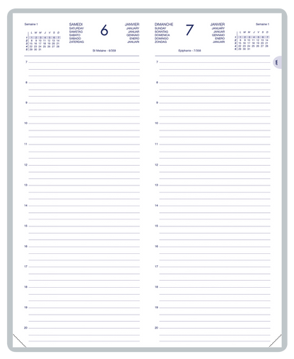 Journal long travers 14x35 nr